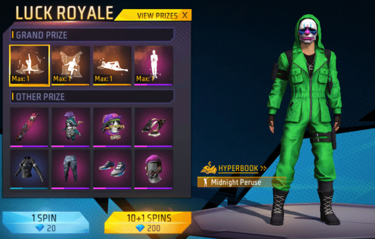 Emote Royale Free Fire Screenshot