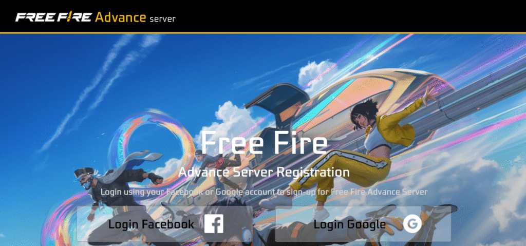 FF Advance Server Home page